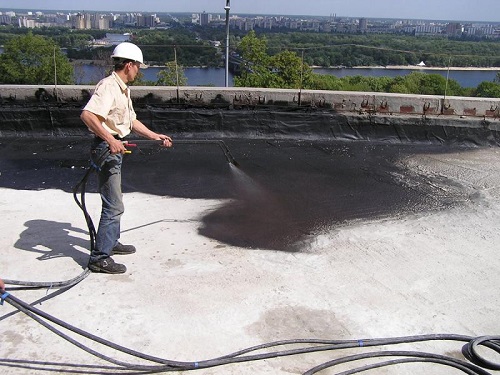 Утеплення плоского даху передбачає два етапи роботи:   Гідроізоляція плоскої покрівлі