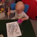 Малювання-експериментування в сімейному дитячому садку   Мій малюк захоплений малюванням з раннього віку