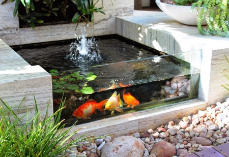 Погодьтеся, що садовий акваріум, ідея не тільки нова, але і смілива
