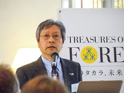Професор Токійського університету Ісогаі Акіра в посольстві Швеції в Токіо, 10 березня 2016 року (фотографія Нагасава Такаакі)