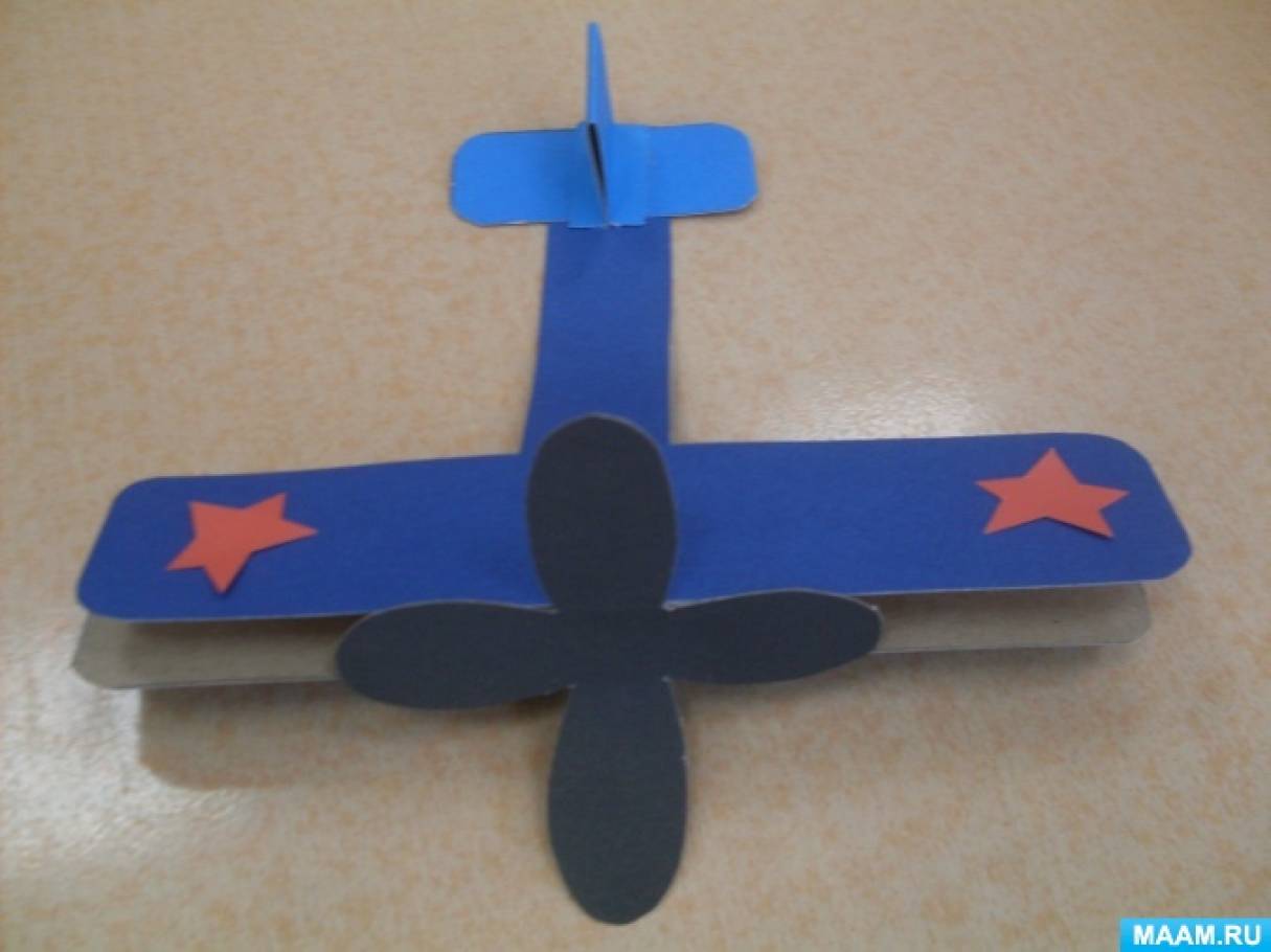 Дитячий майстер-клас «Літак» в старшій групі   Літак летить по світу І мотор не реве